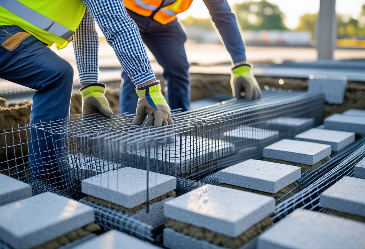 Sådan skaber du et holdbart fundament med armeringsnet og bondesten