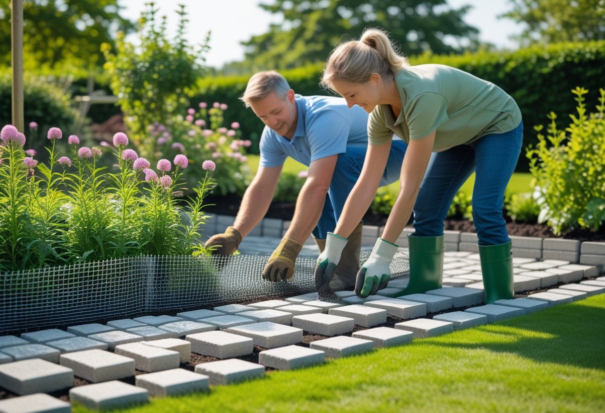 Sådan skaber du en smuk og holdbar have med armeringsnet og bondesten
